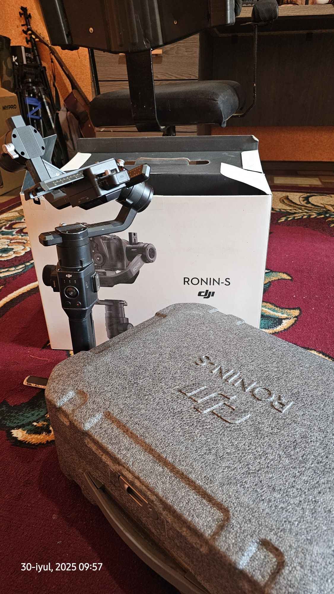 5d mark 3 va mak4 ogʻir fotoaparatlar uchun Ronin S sotiladi
