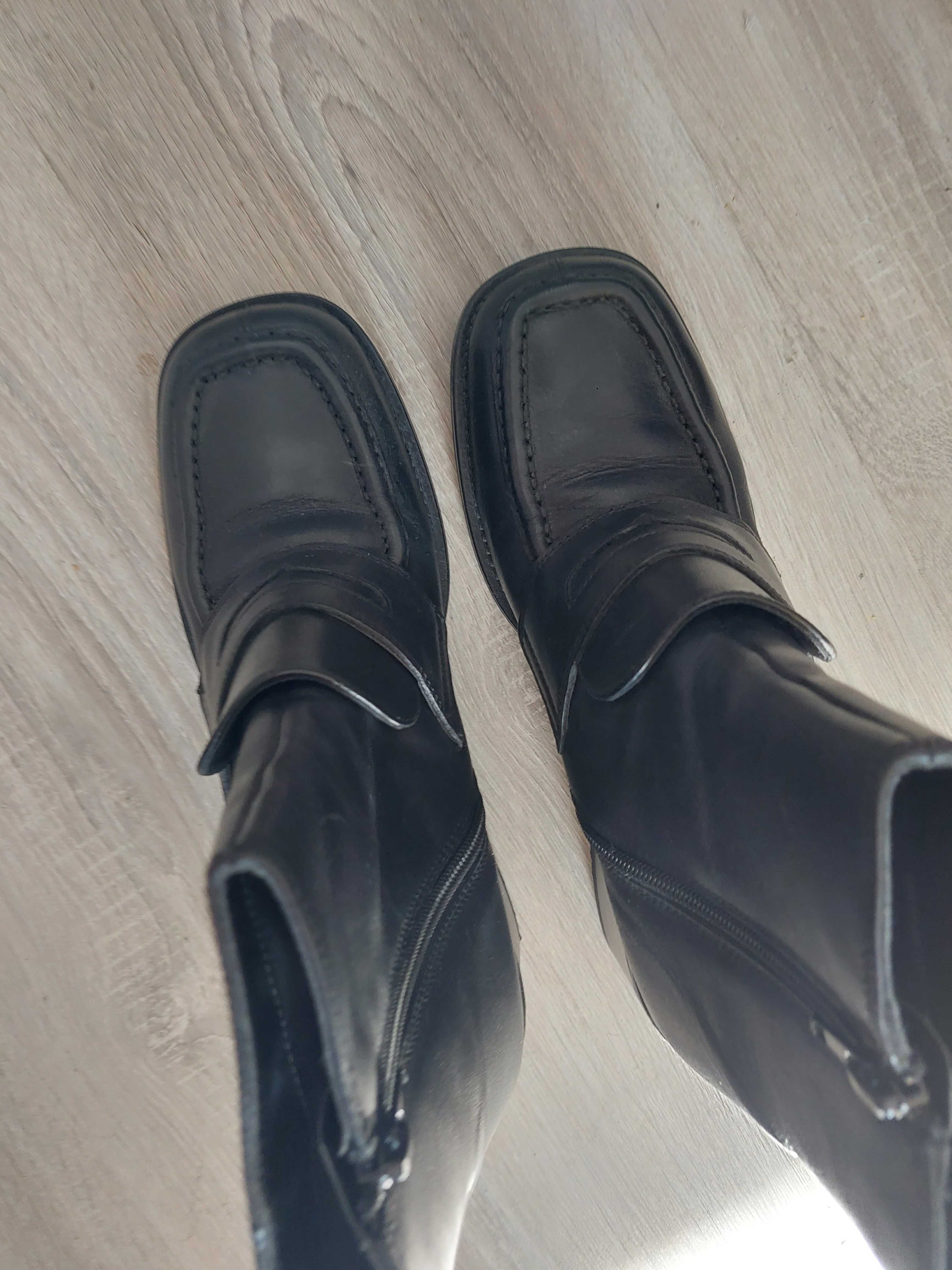 Ghete dama NOI, PIELE, marimea 40