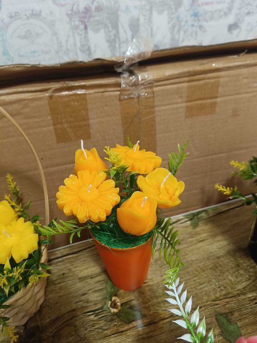 Восъчни цветя за поводи