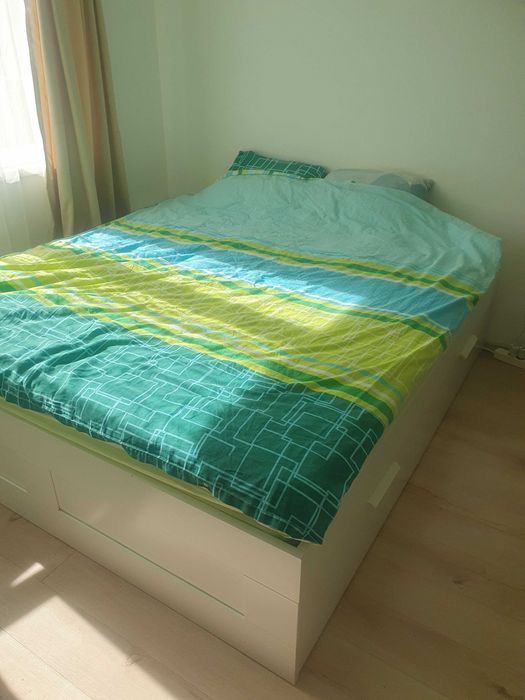 Легло Brimnes 186x206 IKEA с подматрачна рамка