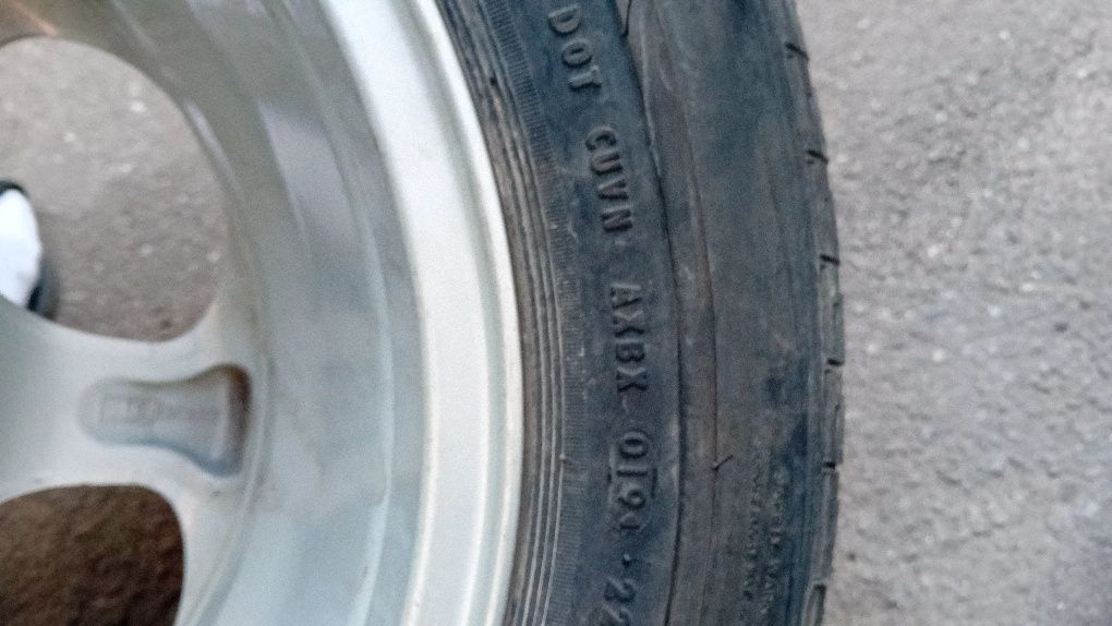 Jante audi 5x112 16 originale anvelope 225 60 16 ca noi 8mm