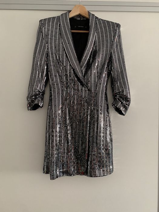 Rochie sacou cu paiete, Zara, marime S