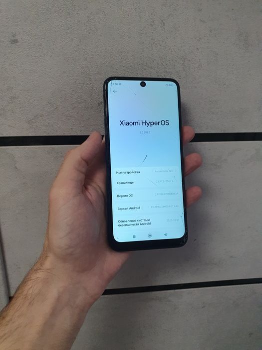 Redmi note 12s память 8+4/256gb хама жои ишлаши зор