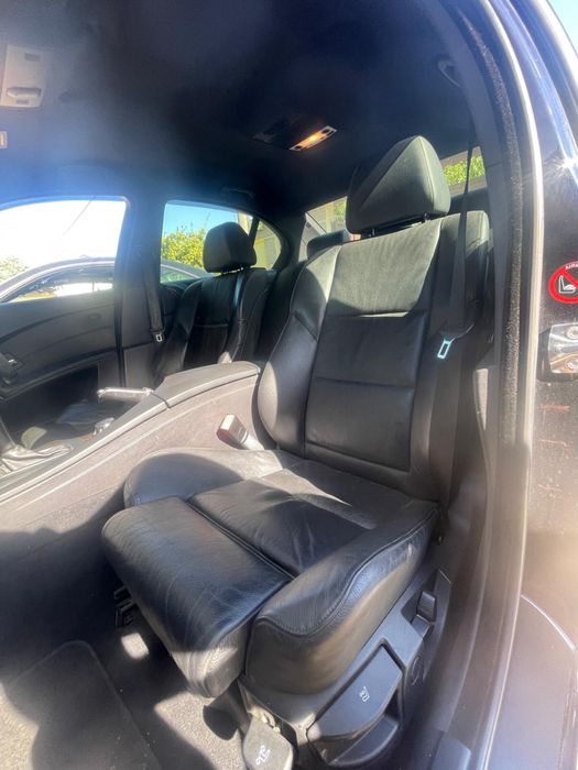 Черно кожено рекаро BMW e60 БМВ Е60 с подгрев 520d,525d,530d,530i,535d