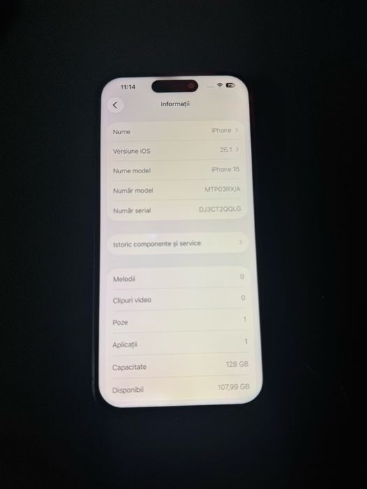 iPhone 15 128GB Black