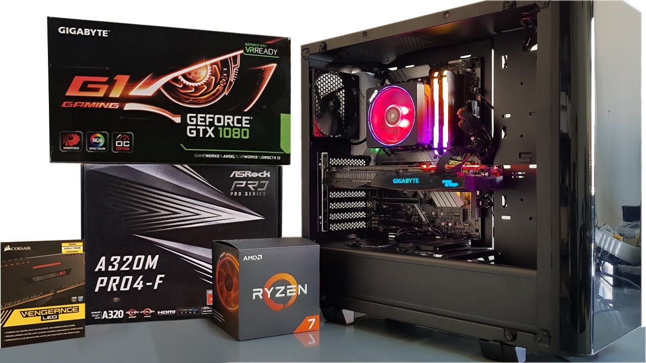 Pc Gaming Gtx 1080 Ryzen 7 2700x 8 cores