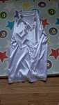 Halat satin alb cu inscriptie Brides pe spate