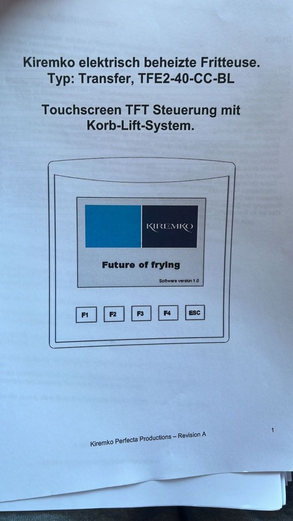 Vând  friteuză profesionala electricä automatä digitalä