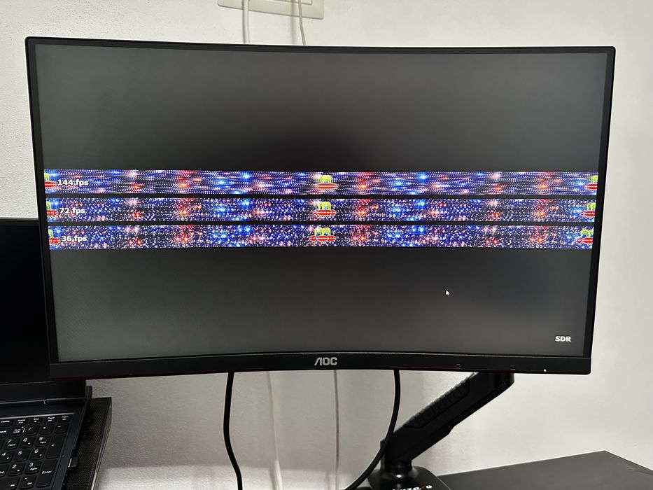 Monitor Gaming Curbat AOC LED VA 23.6'