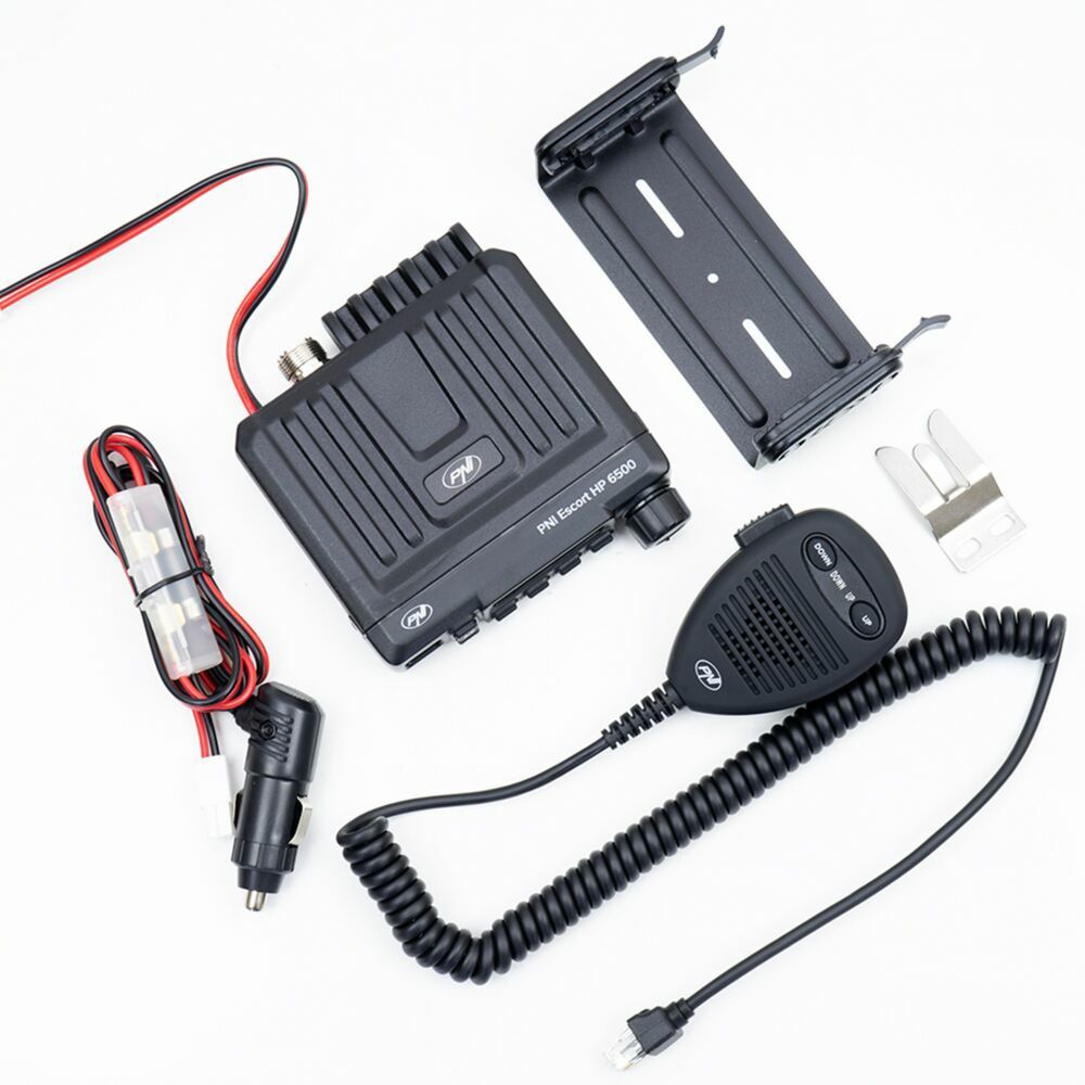Stație Radio CB PNI ESCORT HP6500,ASQ,RF GAIN,AM/FM,putere 4W- 20W-30W