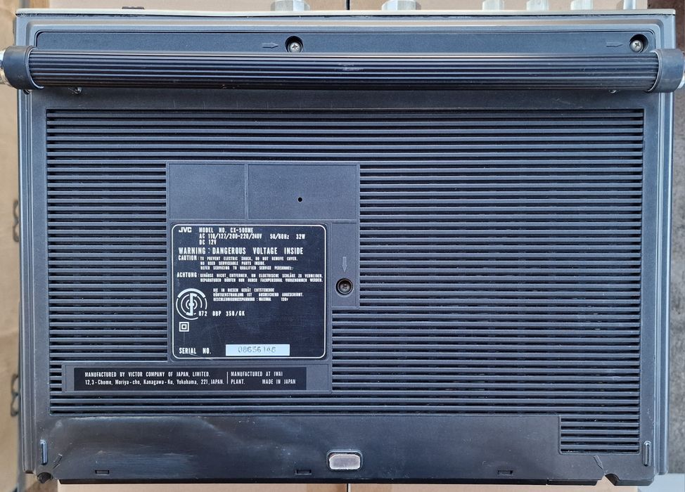 Radio Casetofon + TV JVC