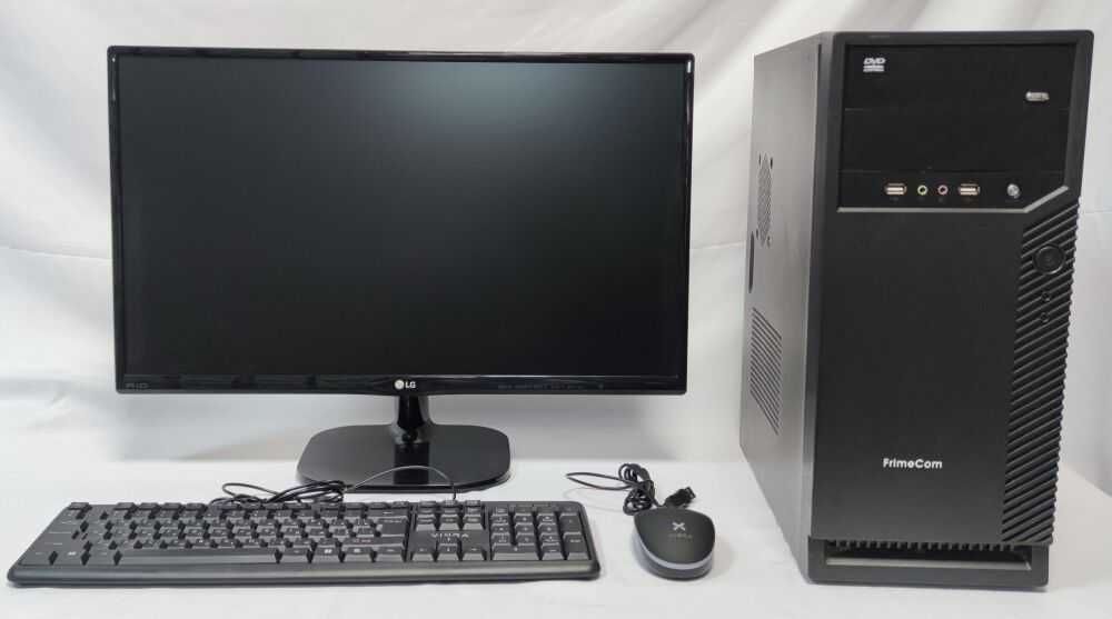 комплект ПК мощный системный блок и монитор