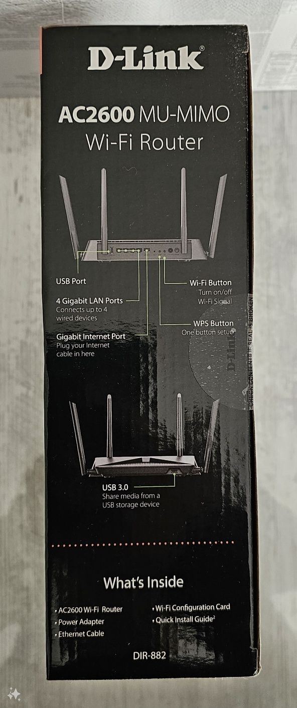 Рутер геймар D-link AC2600 dir-882