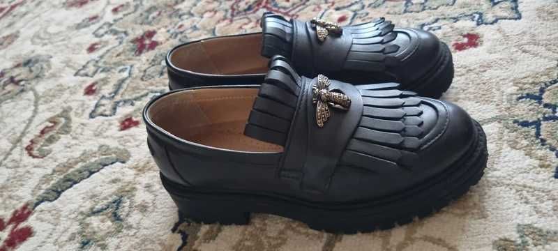 Mocasini din piele naturala