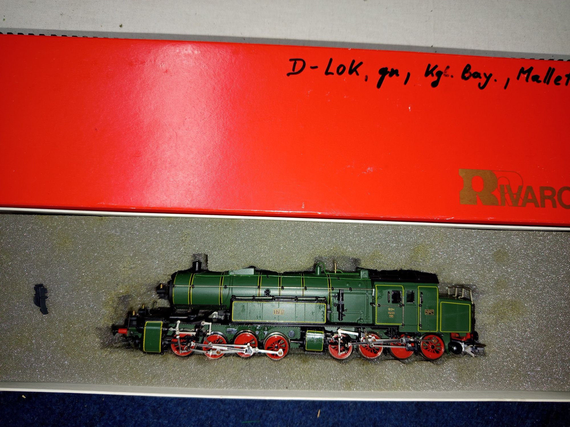 Locomotiva cu aburi HO BR 96 Mallet Rivarossi trenulețe diorama