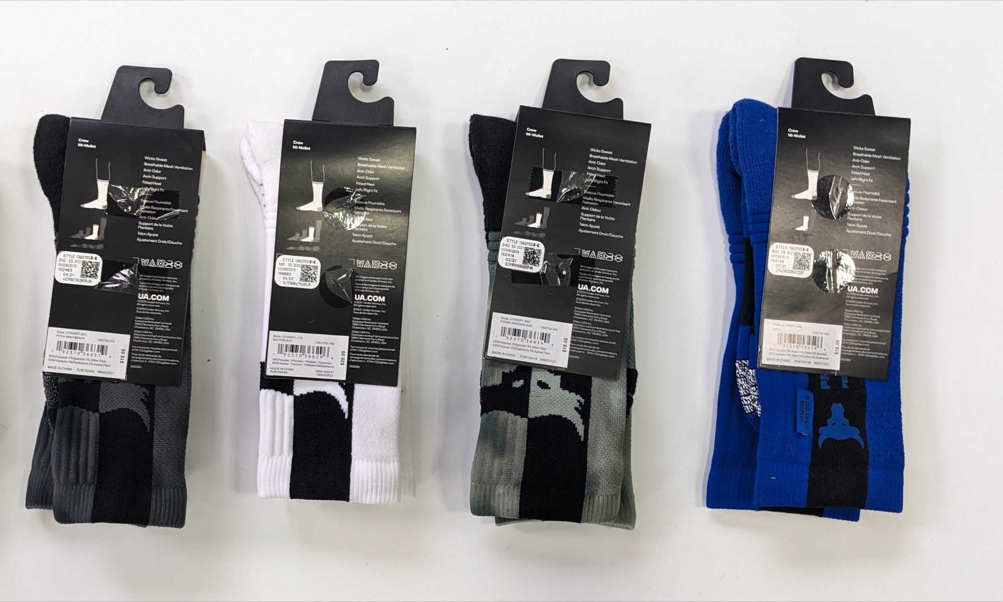 ПРОМОЦИЯ Under Armour Project Rock  мъжки чифт чорапи модела от Сащ