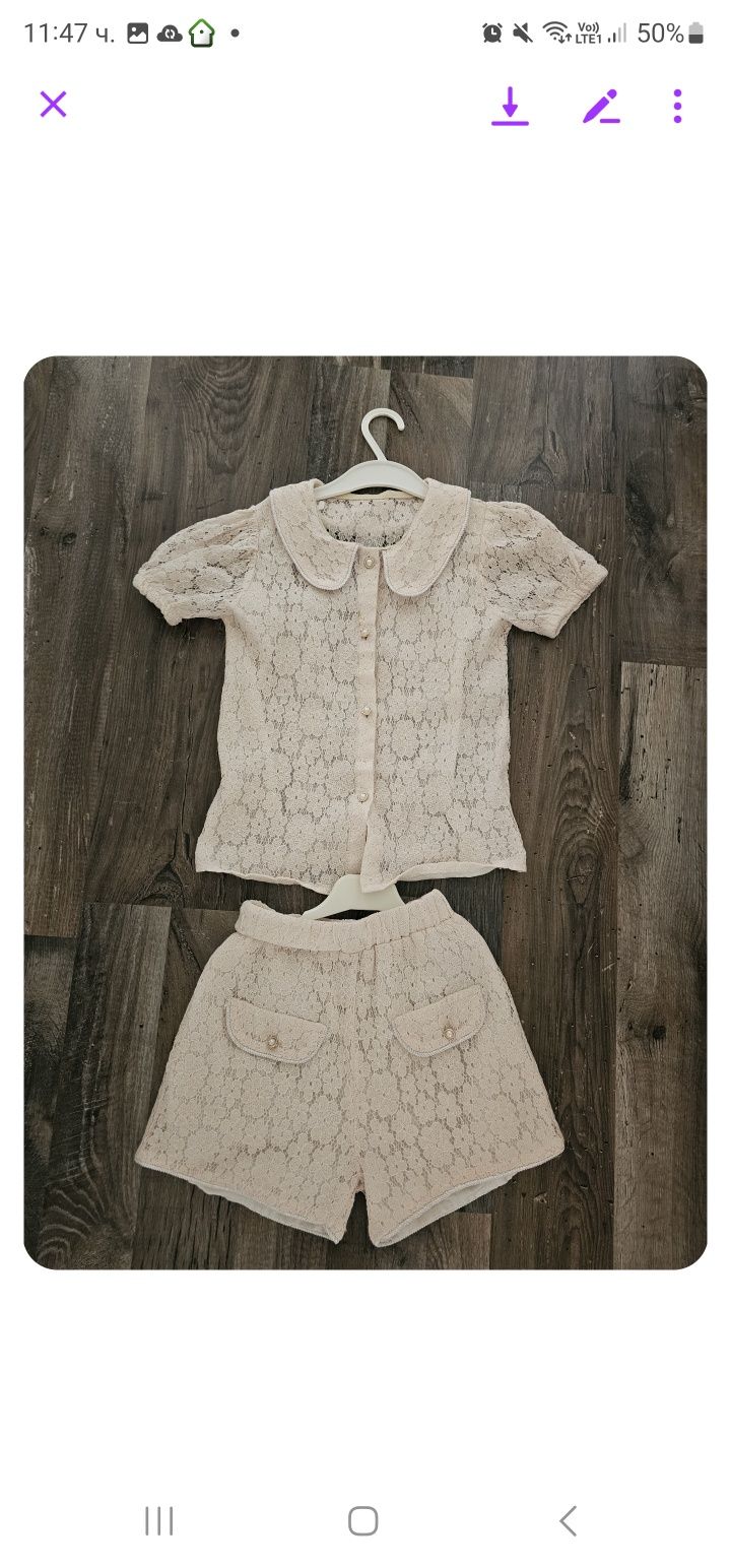 Летни детски дрешки 122/128 guess ,mayoral,gucci,lagerfeld