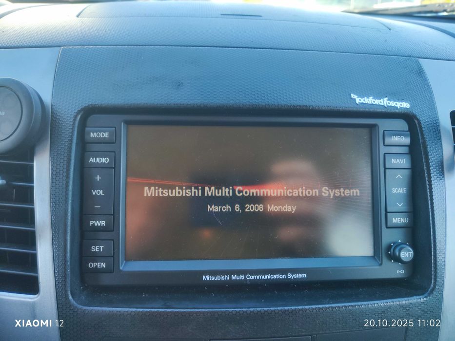 Оригинална навигация за  mitsubishi outlander 2007 -2012
