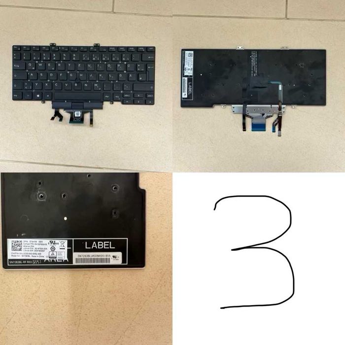 Tastaturi laptop Dell, 0DMKF3, 07XH1W