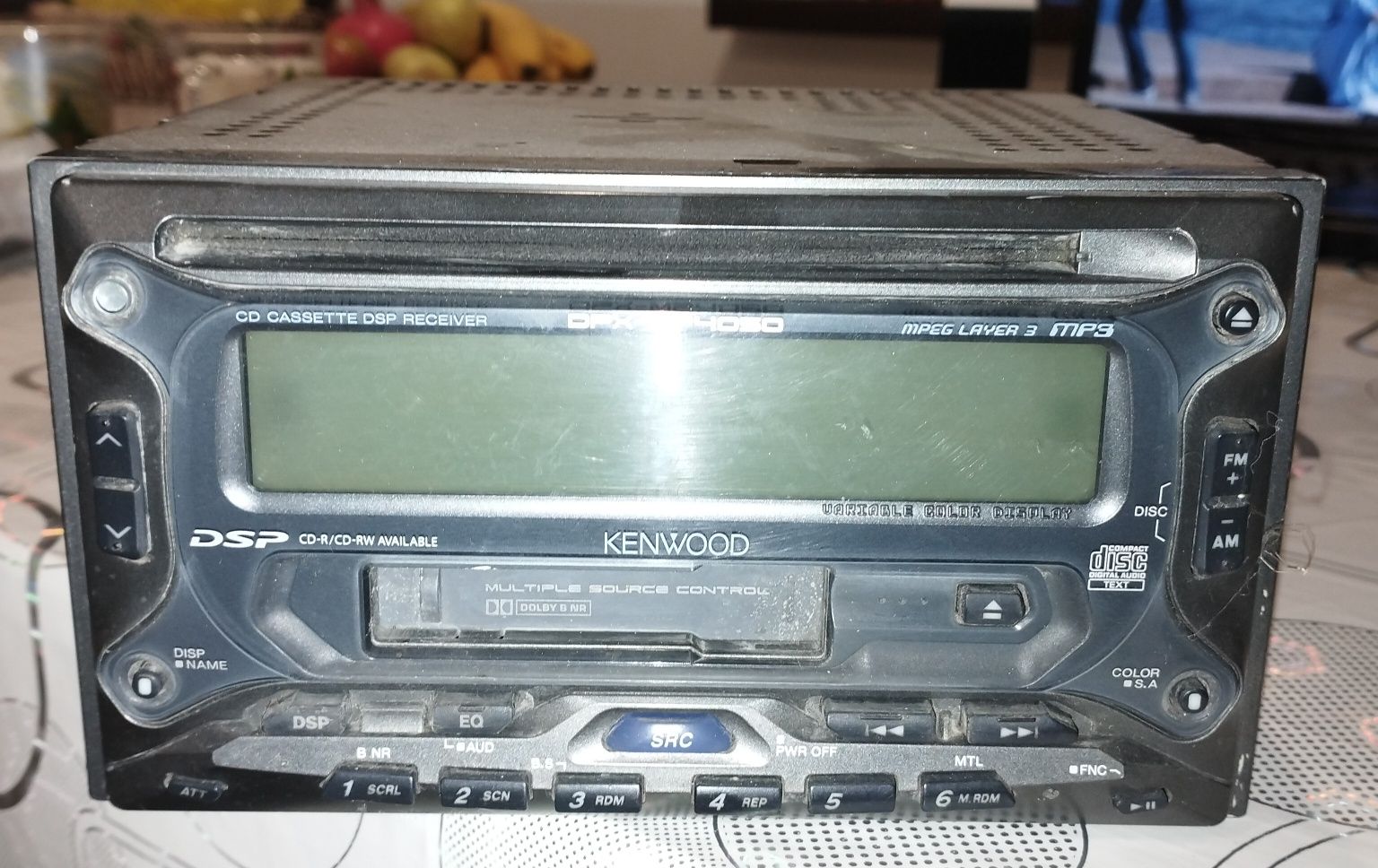 Магнитофон двухдиновый kenwood