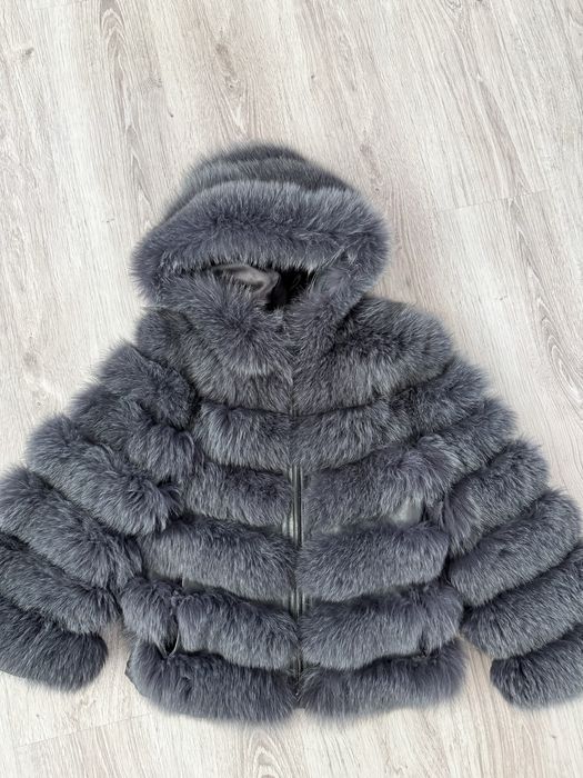 Палто естествен косъм