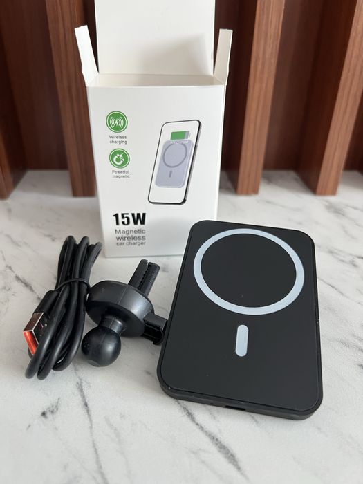 Suport MagSafe Alb/Negru