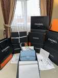 Geanta Chanel Piele caviar/Piele naturala/Blue/Accesorii Silver