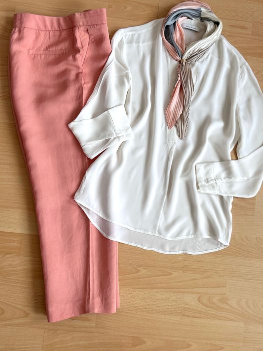 Massimo Dutti панталон & копринена туника Samsoe & Samsoe