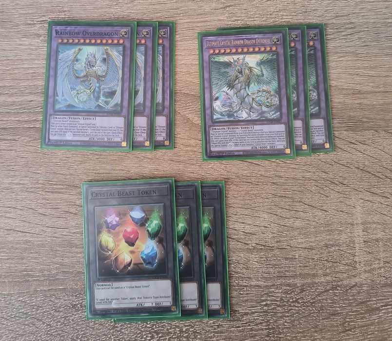 Yu-gi-oh Crystal Beasts deck - Пълен/Оптимизиран (с sleeves)