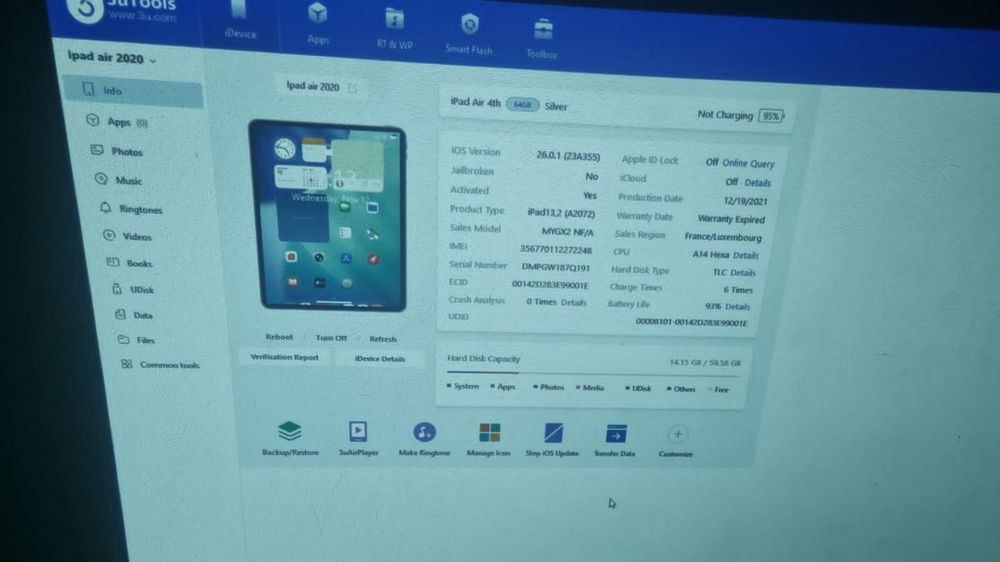 Ipad 4 air cu sim. Cellular ca nou