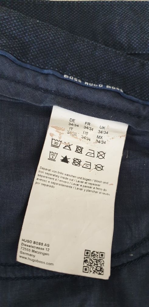 Hugo Boss Delaware2  Slim Fit Stretch / 34/34  ОРИГИНАЛ Мъжки Панталон
