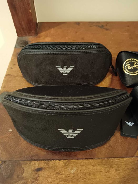 Нови оригинални калъфи за очила Ray Ban, Armani - обновена