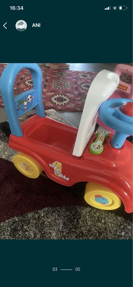 Primea mea masinuta bebelusi/copii mici