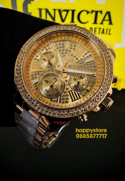 INVICTA Gold Pearl women 38 mm, Инвикта нов ръчен часовник