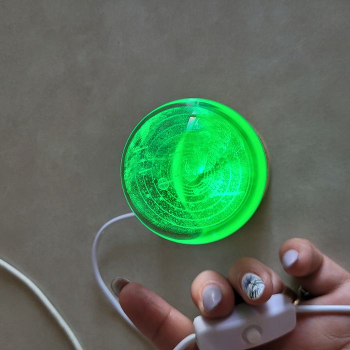 Glob decorativ planete cu lumina schimbătoare