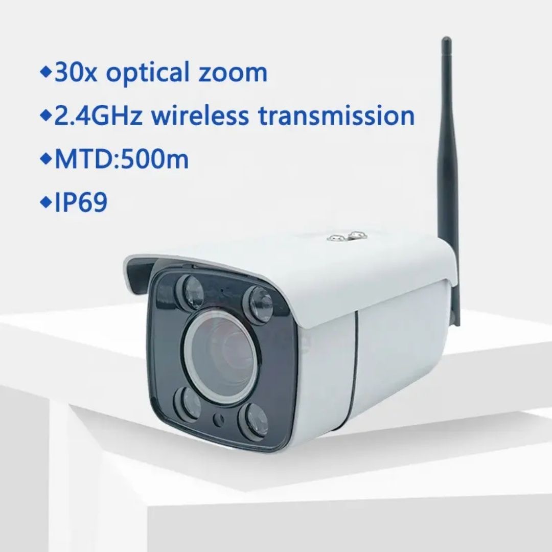 2,4 ГГц беспроводной 10,1 экран AHD 1080P крановая камера 30хОптически