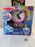 Ceas magnetic din lemn Melissa&Doug
