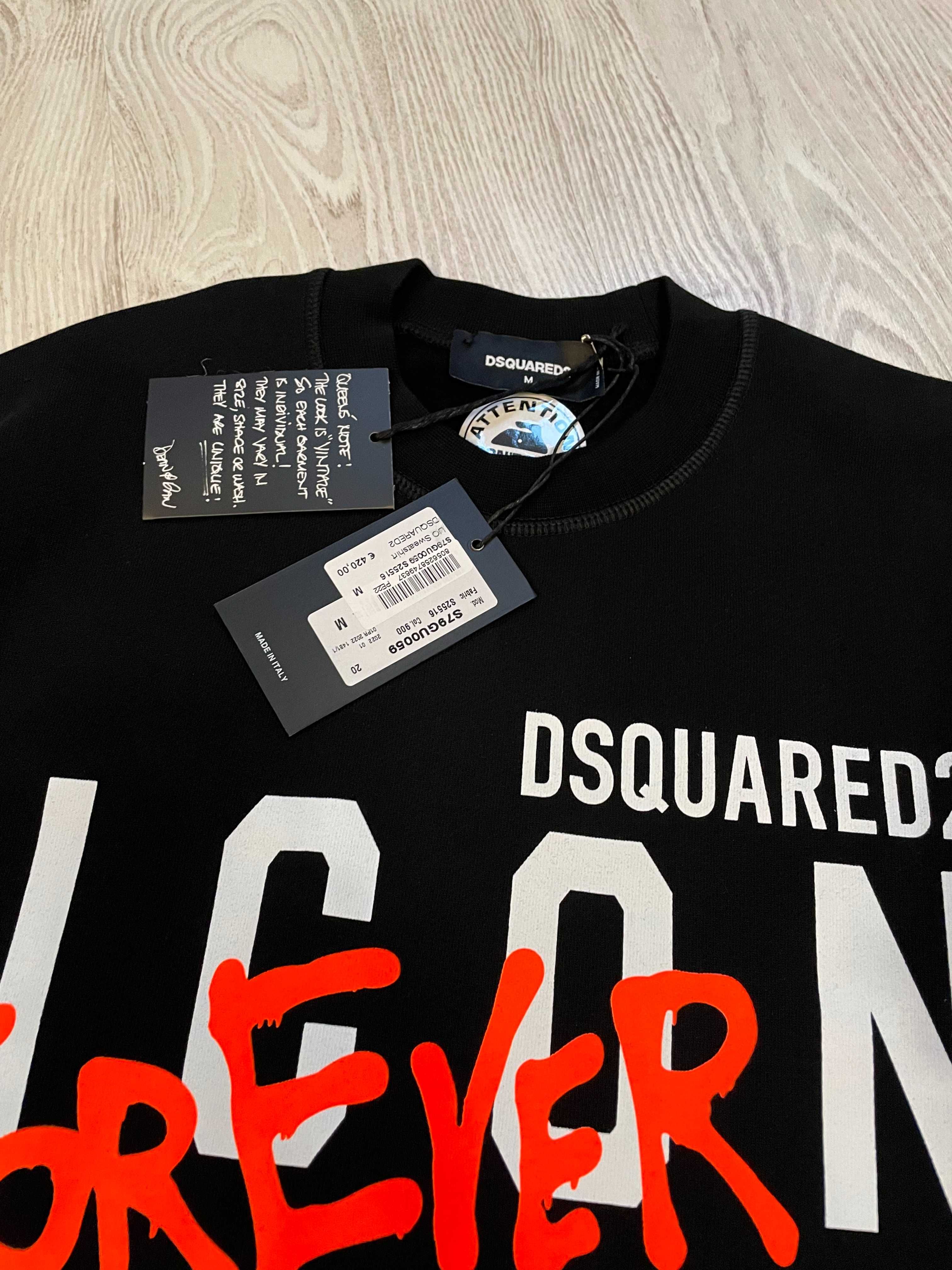 Dsquared2 bluza M-L, retail 420 euro