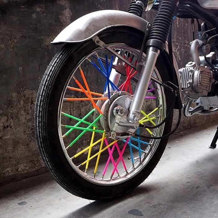 Комплект украса за спици Automat, Декорация за спици за колело и мото