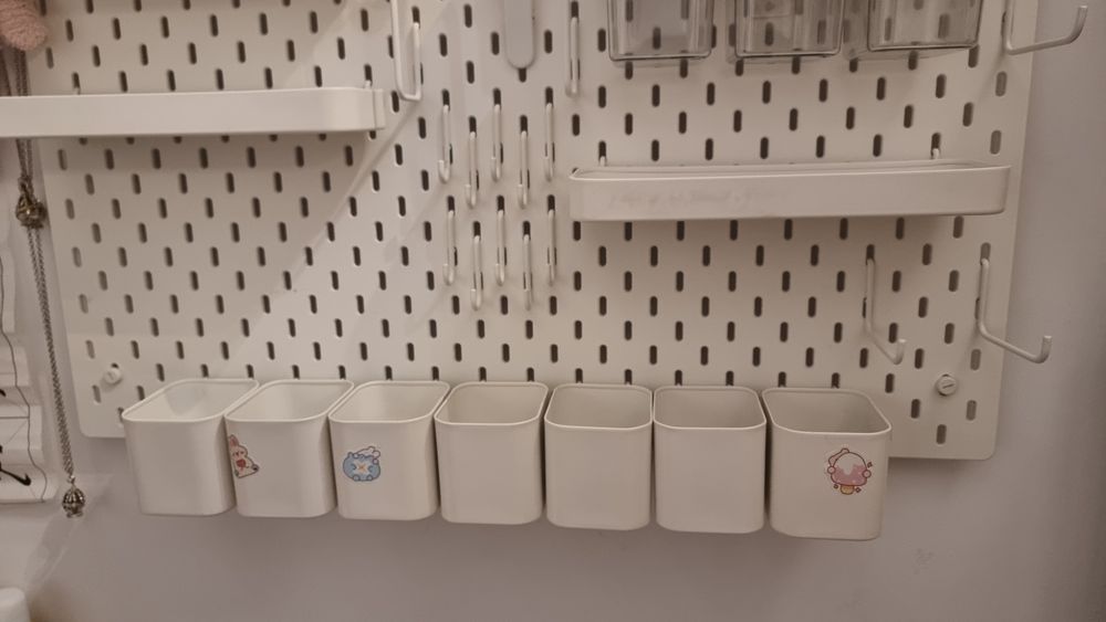 Panou IKEA Skadis, 76x56 cm, multiple accesorii