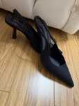 Sandale negre elegante