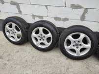 Roti de iarna 5x112 cu anvelope 195 65 r15 Hankook
