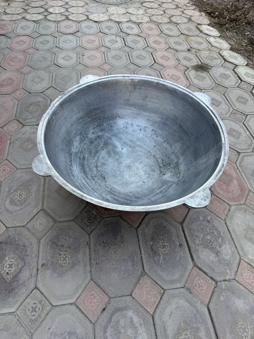 Казан алюминиевый 100л+крышка+ошак+газовая+горелка+редуктор+баллон