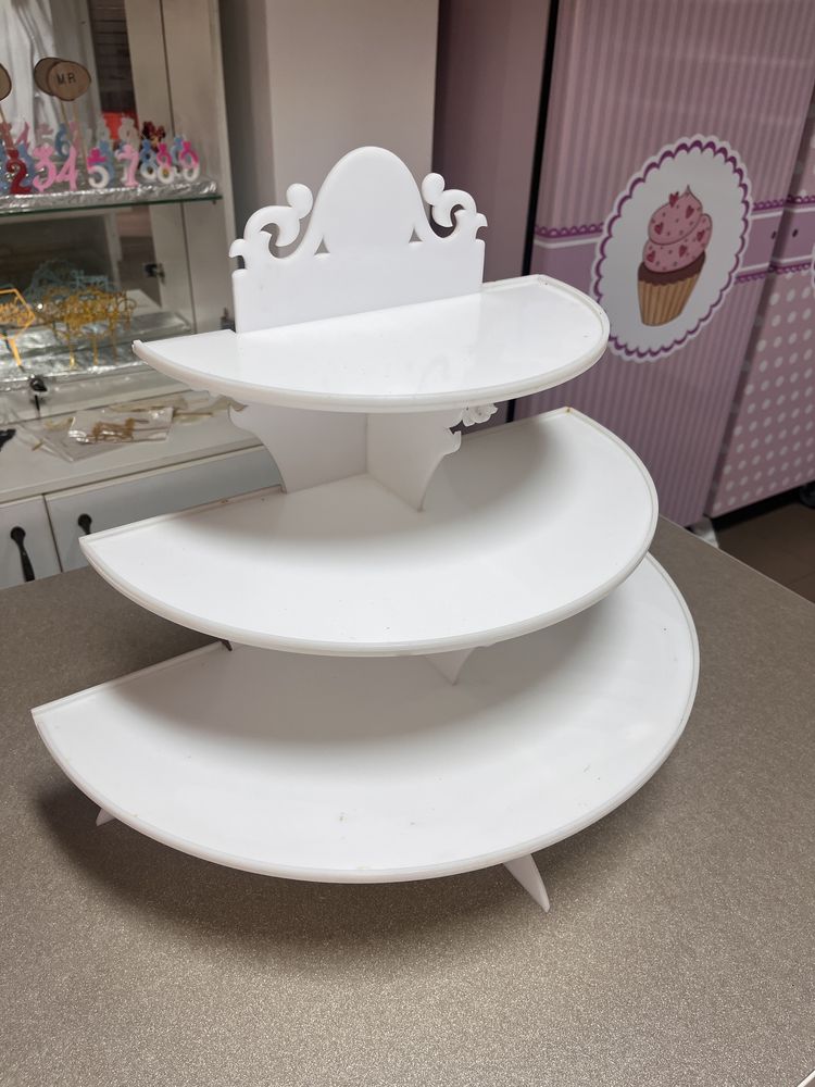 Suport plexiglas candy bar prajituri fruit bar