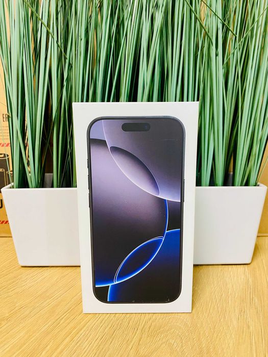 НОВ !!! Apple iPhone 16 Pro, 256GB, 5G, Black Titanium, 100%