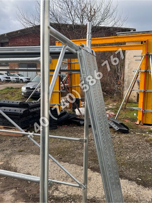 Schela metalica completa, schele zincate, podina, accesorii