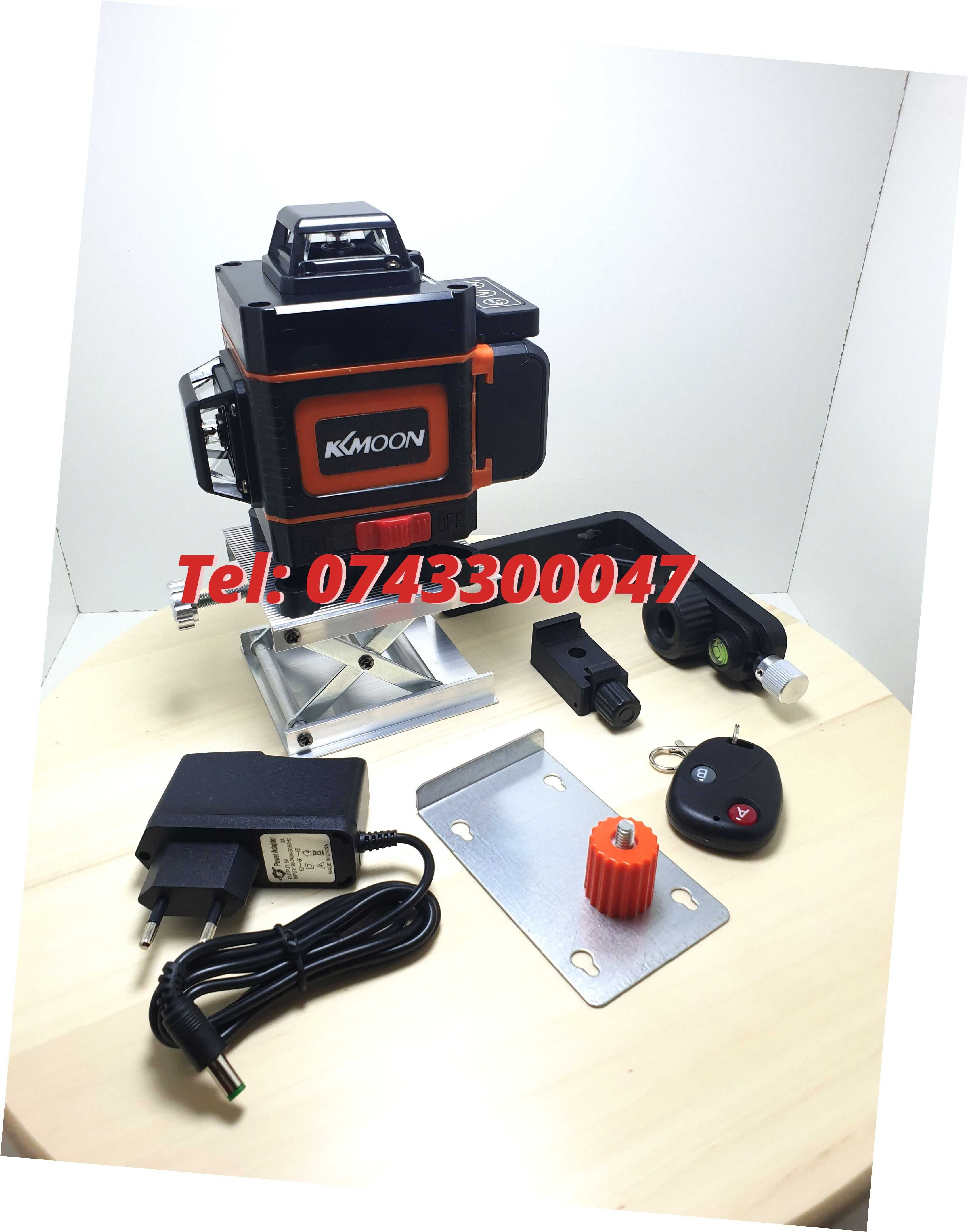 New Auto Nivela Laser Verde 16 Linii 4d