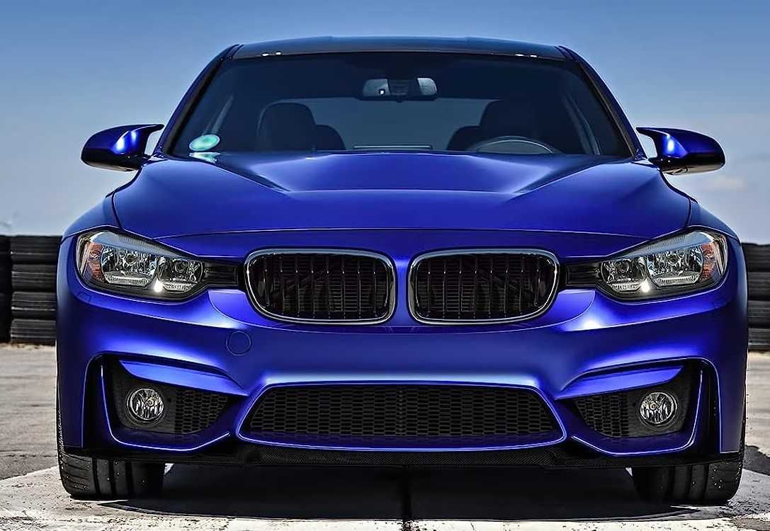 Предна м броня за BMW F30 M3 (2010+) с отвори и лип спойлер На склад!