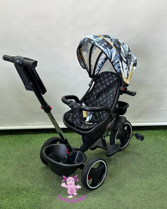 Детская велоколяска трёхколёсный велосипед Skillmax | Новое в упаковке