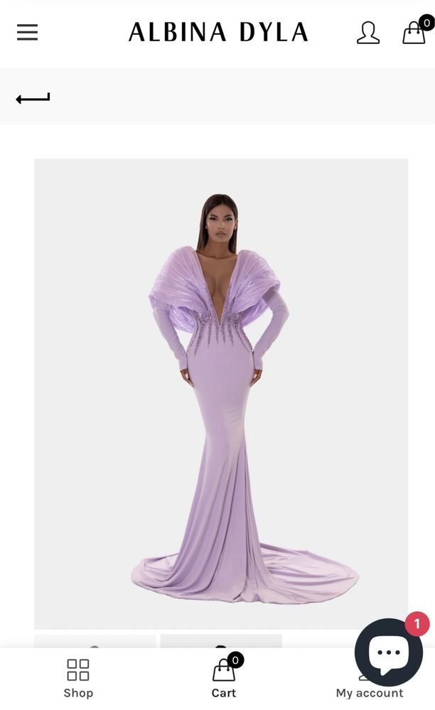 Albina Dyla rochie spectaculoasa